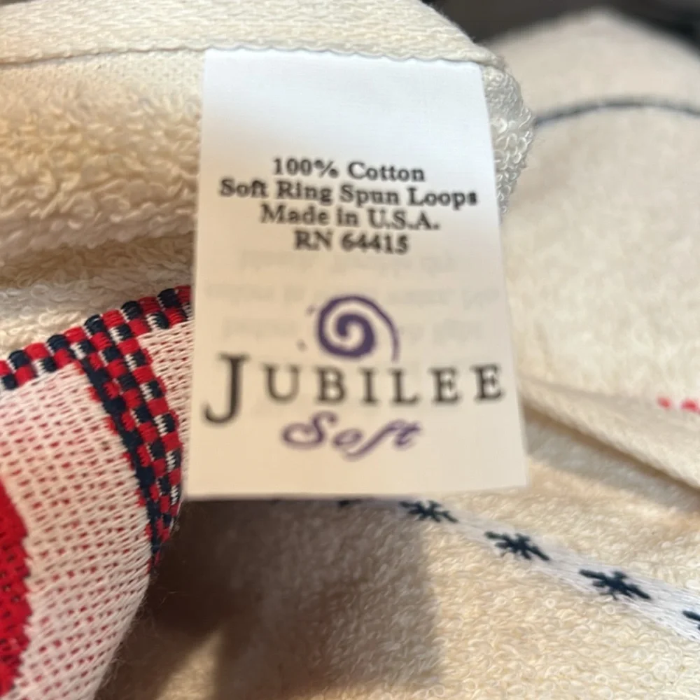 NWT Jubilee Snowman Bath Towel Set